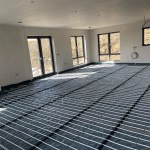 underfloor heating in large open plan room