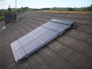 solar thermal panel installation, co down, Northern Ireland
